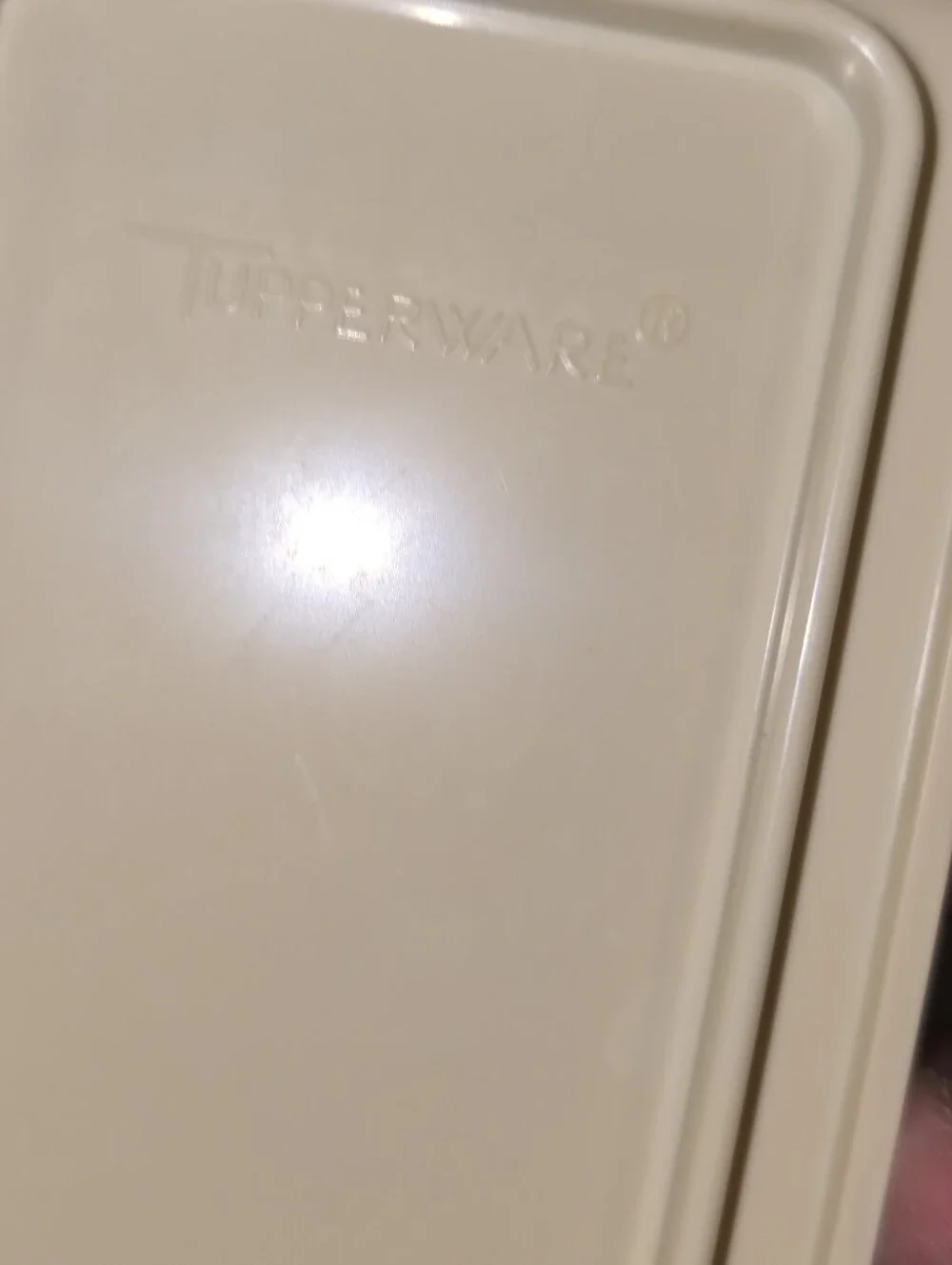 Vintage Tupperware Cheese/ Crackers Container